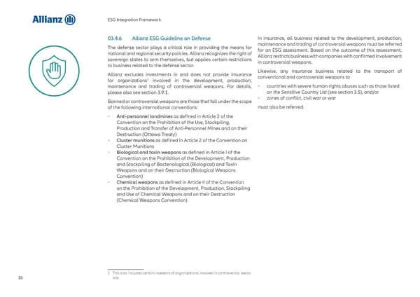 Allianz ESG Integration Framework - Page 17