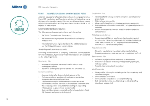 Allianz ESG Integration Framework - Page 19