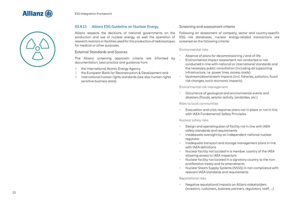Allianz ESG Integration Framework - Page 24