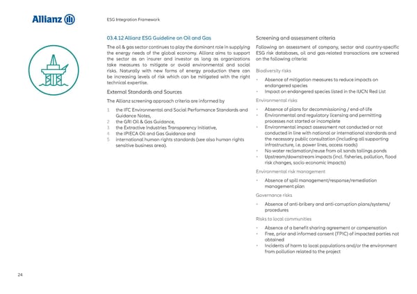 Allianz ESG Integration Framework - Page 25