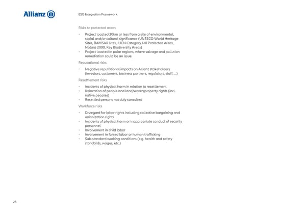 Allianz ESG Integration Framework - Page 26