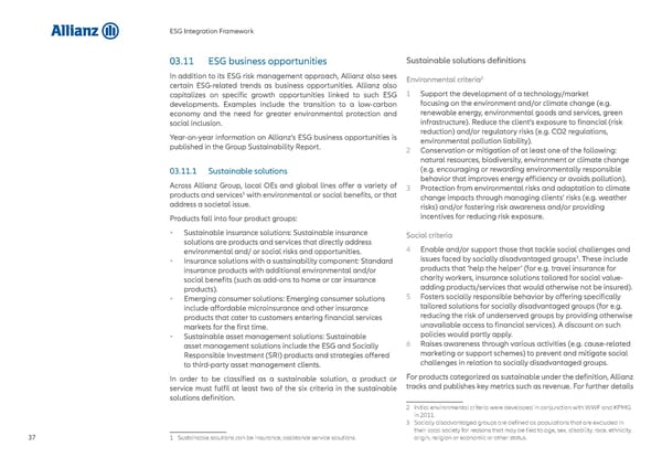 Allianz ESG Integration Framework - Page 38