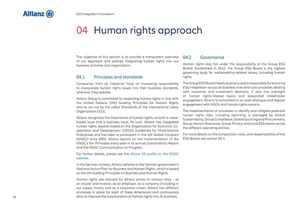 Allianz ESG Integration Framework - Page 40
