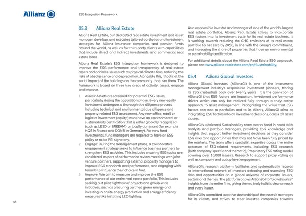 Allianz ESG Integration Framework - Page 46