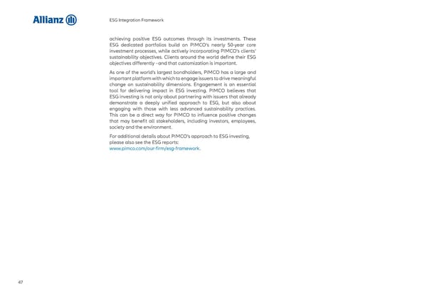Allianz ESG Integration Framework - Page 48