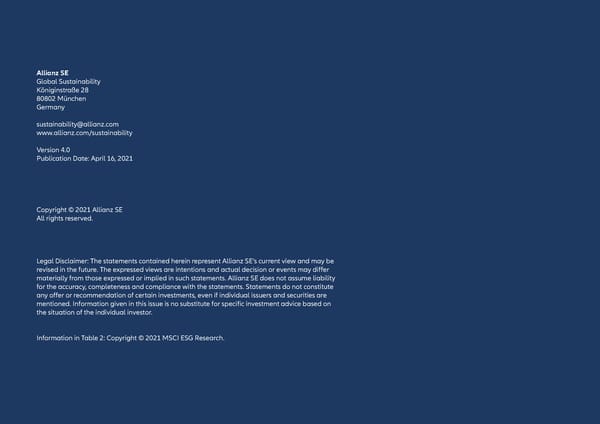 Allianz ESG Integration Framework - Page 54