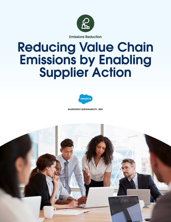 Reducing Value Chain Emissions by Enabling Supplier Action - Page 1