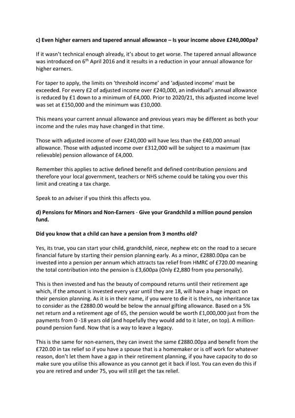 Use it or Lose it - Tax Year End Planning 2023 - Page 7