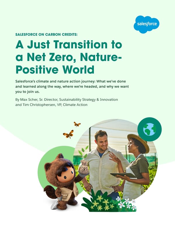 Salesforce on Carbon Credits - Page 1