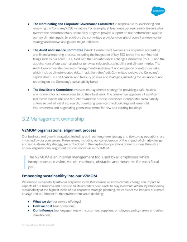 Salesforce TCFD Report - Page 8