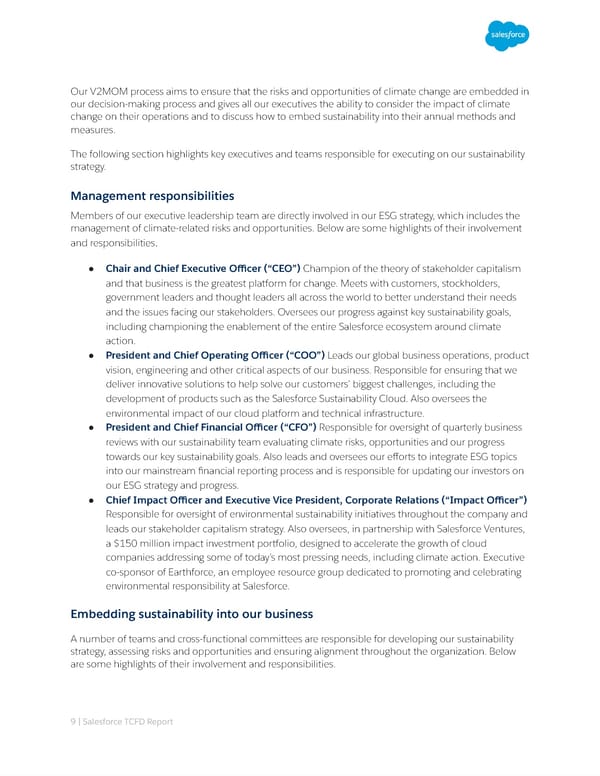 Salesforce TCFD Report - Page 9