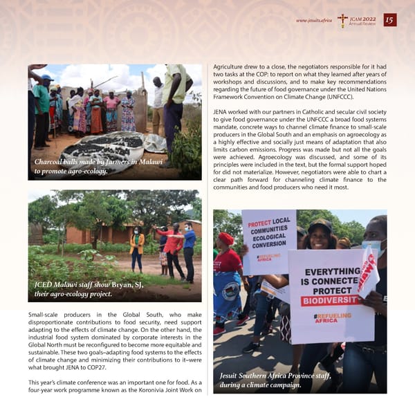 Jesuits Africa Annual Review 2022 - Page 15