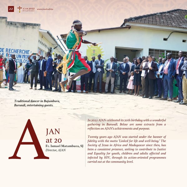 Jesuits Africa Annual Review 2022 - Page 22
