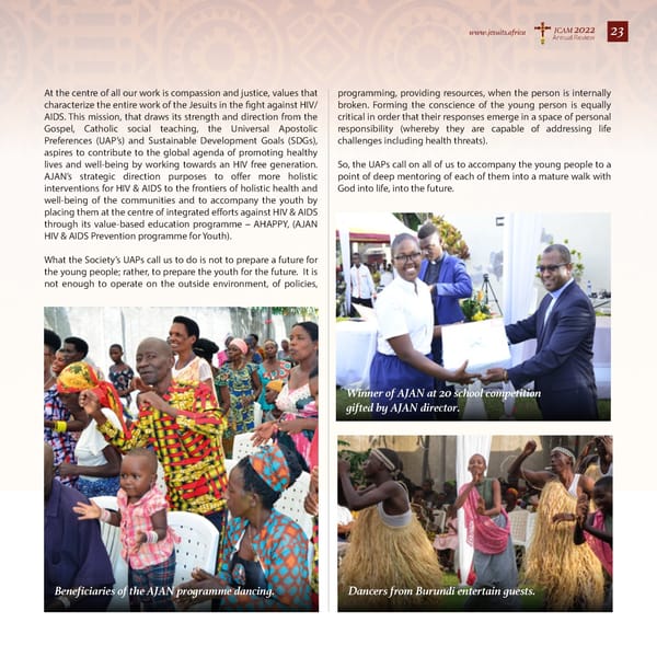 Jesuits Africa Annual Review 2022 - Page 23