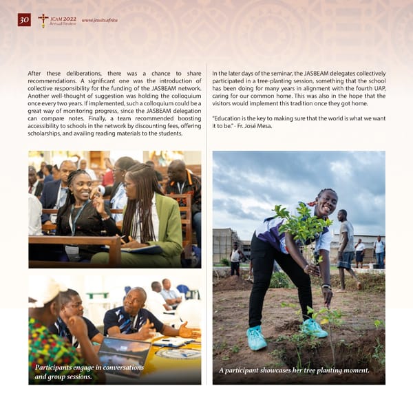 Jesuits Africa Annual Review 2022 - Page 30
