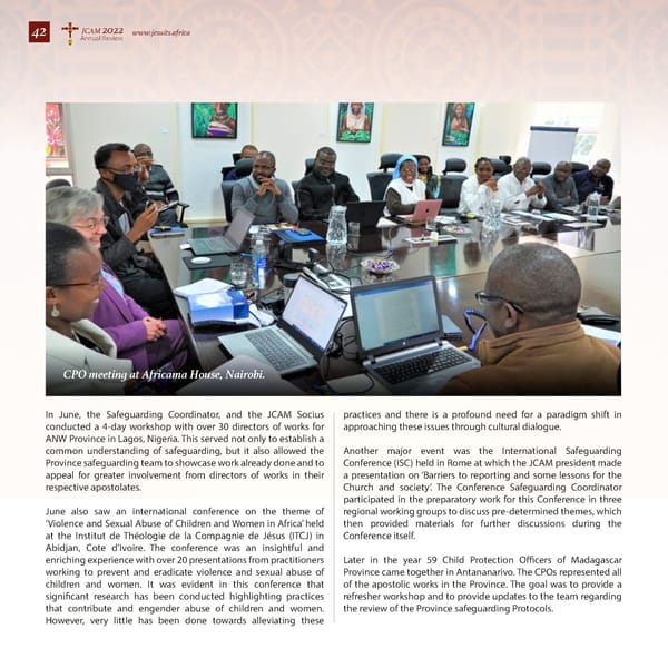 Jesuits Africa Annual Review 2022 - Page 42