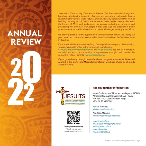 Jesuits Africa Annual Review 2022 - Page 52