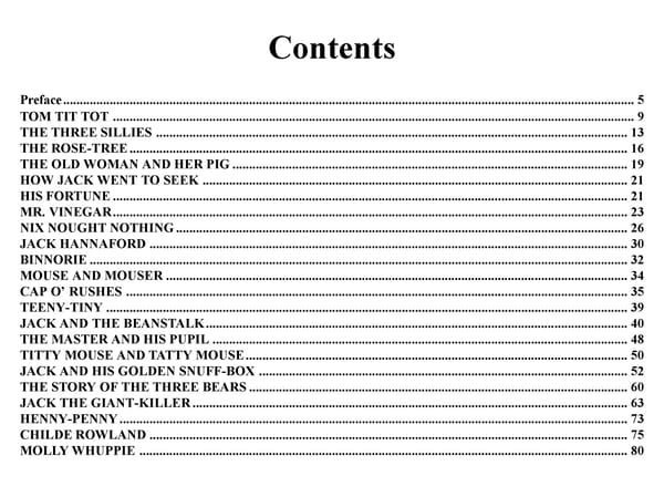 English Fairy Tales Collected by Joseph - Page 3