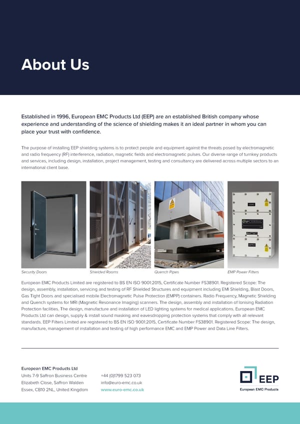 European EMC Products Ltd - Power Filters Brochure - Page 6