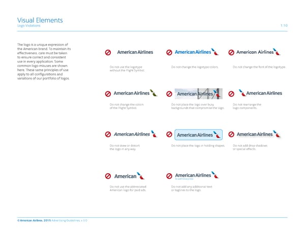 American Airlines Brand Book - Page 14