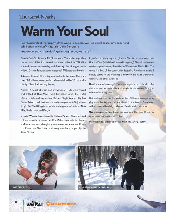 Visit Wausau Visitors Magazine 2023 - Page 10