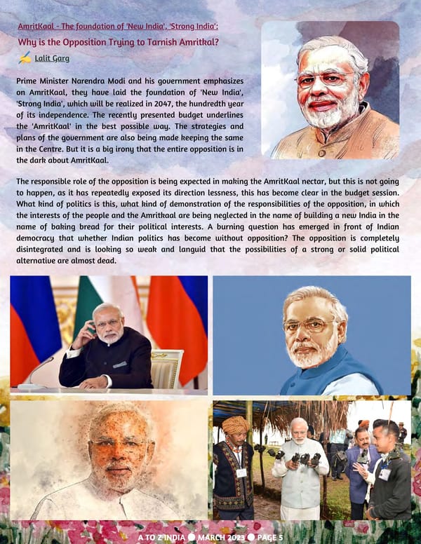 A TO Z INDIA - MARCH 2023 - Page 5