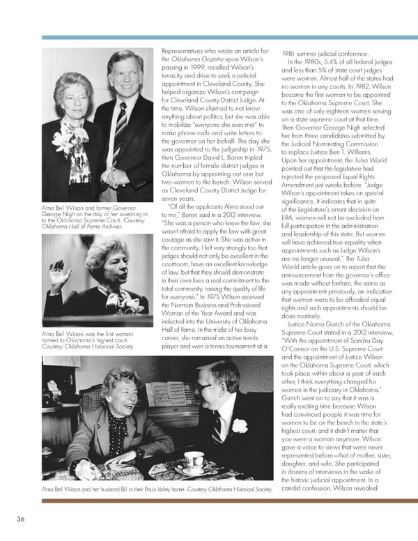 June 2022 Oklahoma Hall of Fame Magazine - Page 38
