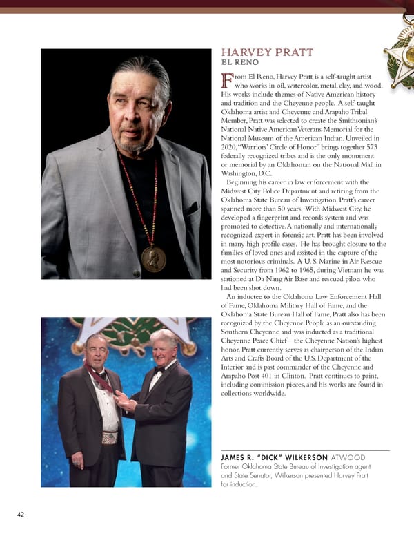 December 2021 Oklahoma Hall of Fame Magazine - Page 44