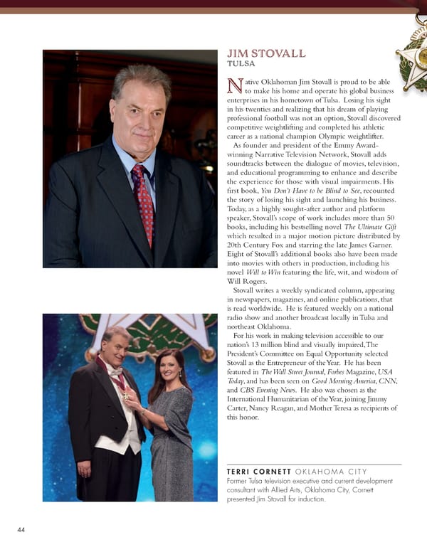 December 2021 Oklahoma Hall of Fame Magazine - Page 46
