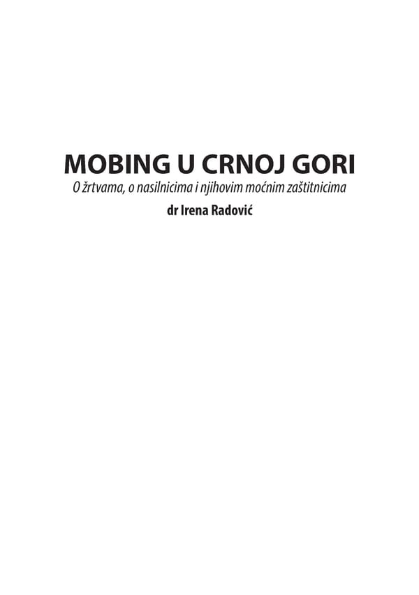 Mobing u Crnoj Gori - Page 2