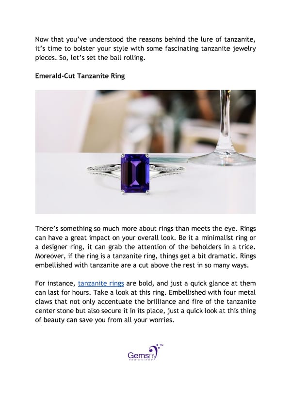 How Tanzanite Jewelry Can Perfect Your Style - Page 4