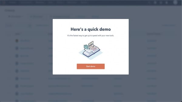 HubSpot Product Demo - Page 1