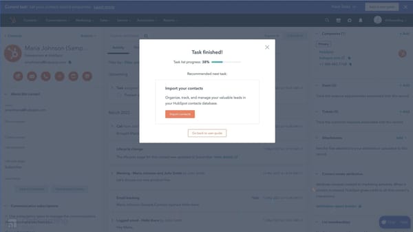 HubSpot Product Demo - Page 2