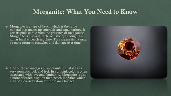 Comparing Peach Sapphire and Morganite: Which Gemstone is Right for You? - Page 3