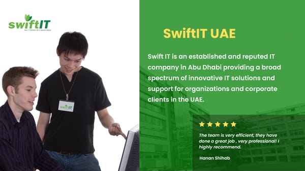 IT Solutions and Support Services Company in Abu Dhabi - Swiftit.ae - Page 1