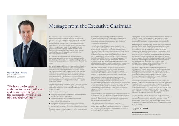 Sustainability Report | Rothschild & Co - Page 3