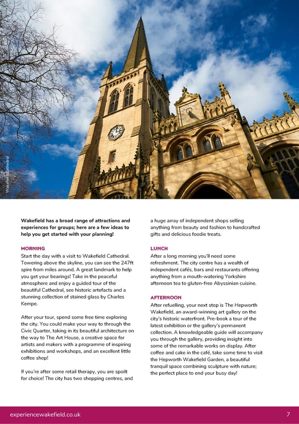 Wakefield Group Travel Guide - Page 7
