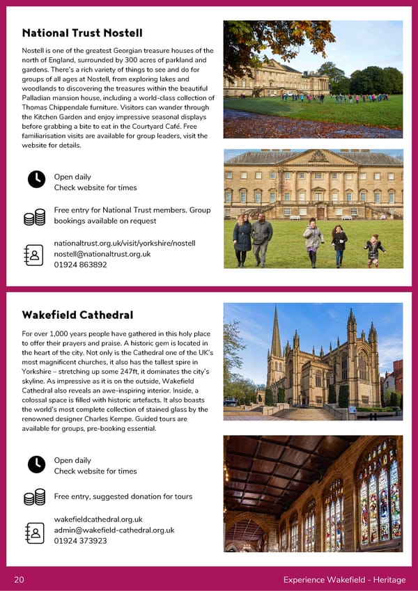 Wakefield Group Travel Guide - Page 20