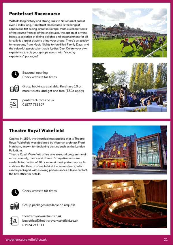 Wakefield Group Travel Guide - Page 21