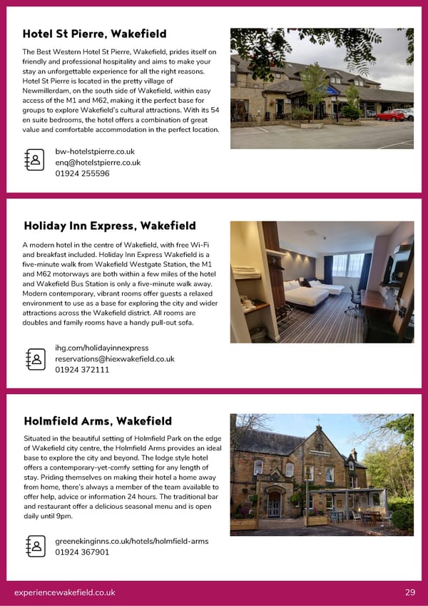 Wakefield Group Travel Guide - Page 29