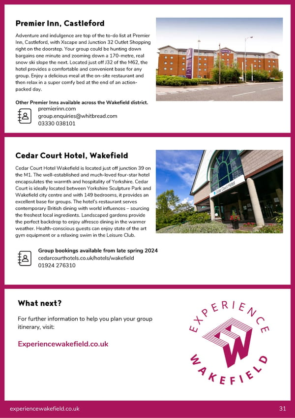 Wakefield Group Travel Guide - Page 31