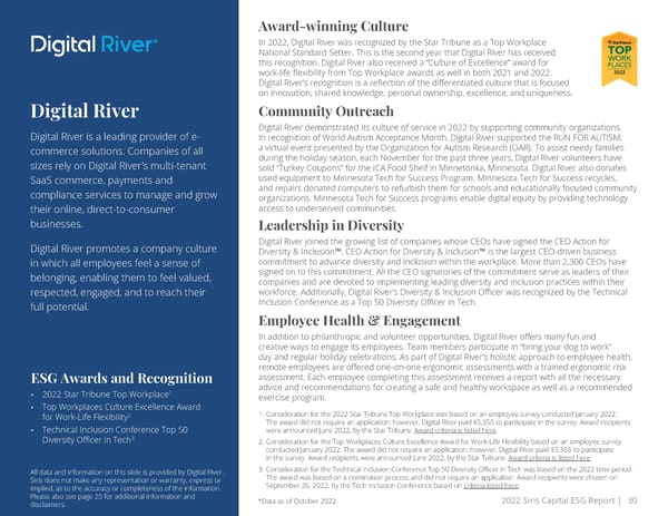 Annual ESG Report | Siris - Page 30