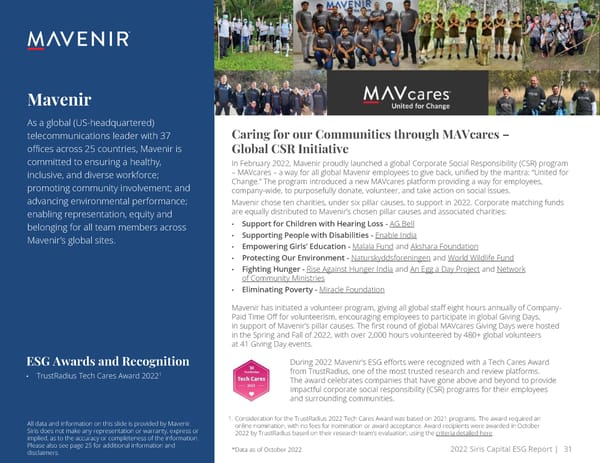 Annual ESG Report | Siris - Page 31