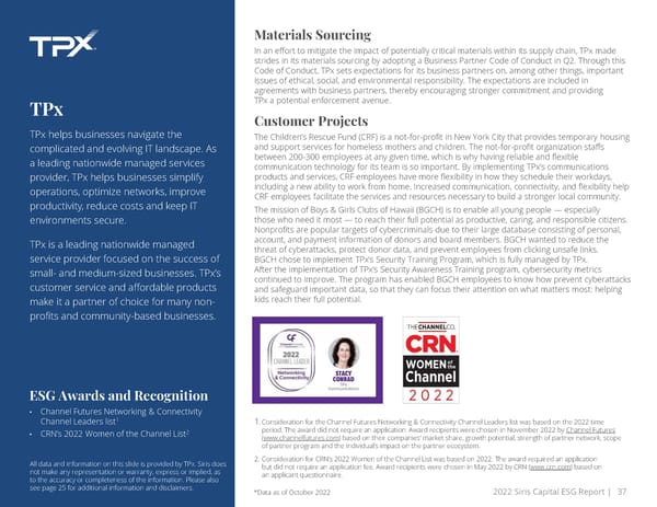 Annual ESG Report | Siris - Page 37