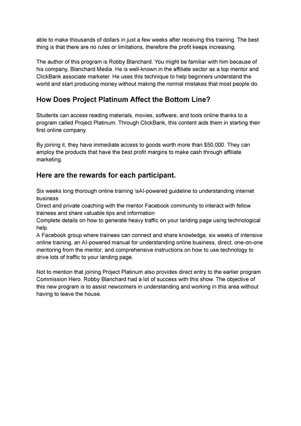 Project Platinum Reviews: Are You A Victim of Fraud? - Page 2