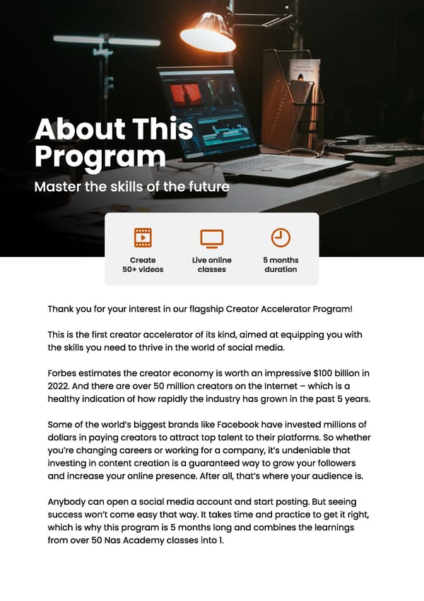 Creator Accelerator Program - Page 3