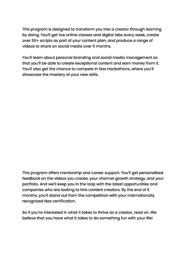 Creator Accelerator Program - Page 4