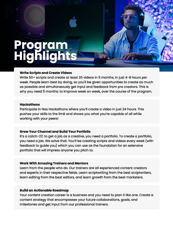 Creator Accelerator Program  - Page 6