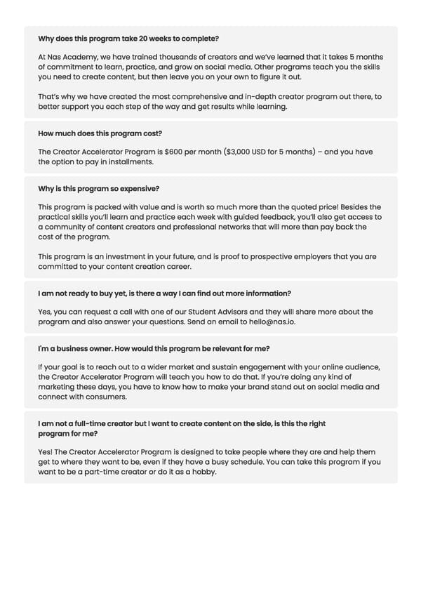 Creator Accelerator Program  - Page 21
