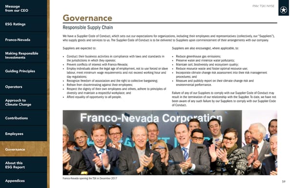 Franco-Nevada 2022 ESG Report - Page 59